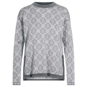 Dale Of Norway Symra Sweater Light Grey Merino Wool Size XS